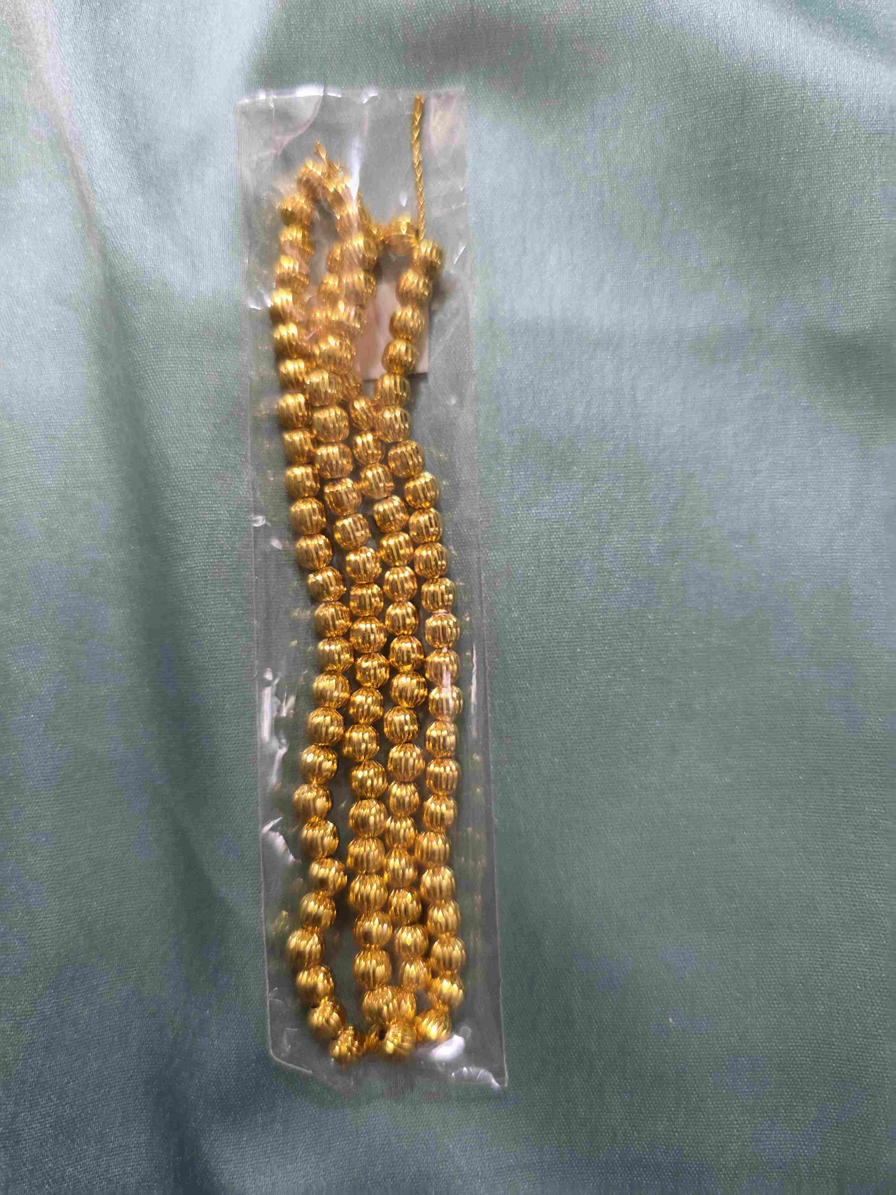 Kharbuja Golden bead 5 mm