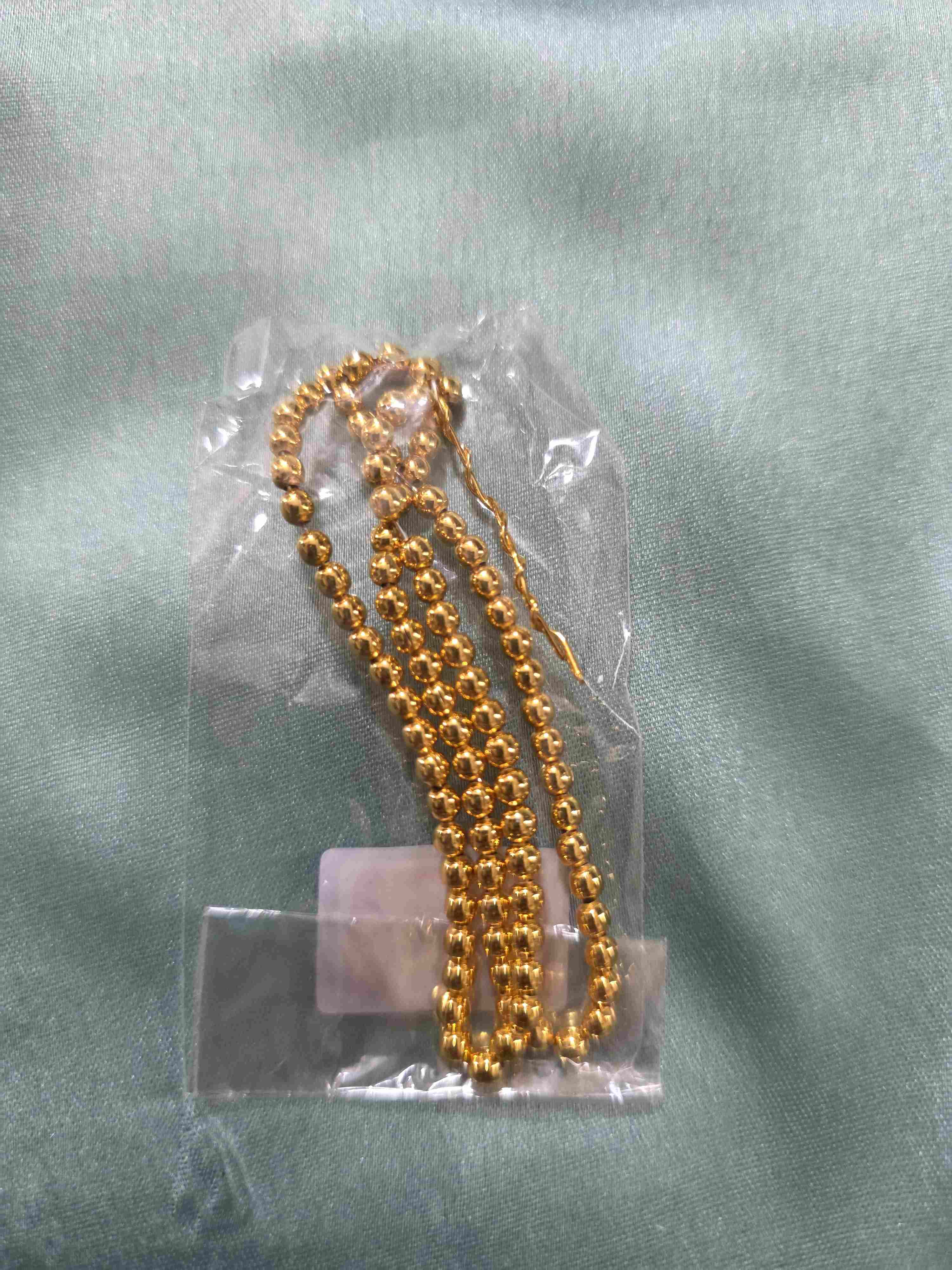 Golden beads 2mm 